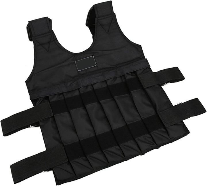 Training Sweste, Einstellbare Trainingsweste Fitnessweste Gewichtsweste Gewicht Warnwesten mit 12 Ta