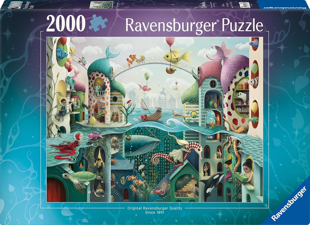 Ravensburger 135919 Fish 16823 Wenn die Fische Laufen können, Mehrfarbig