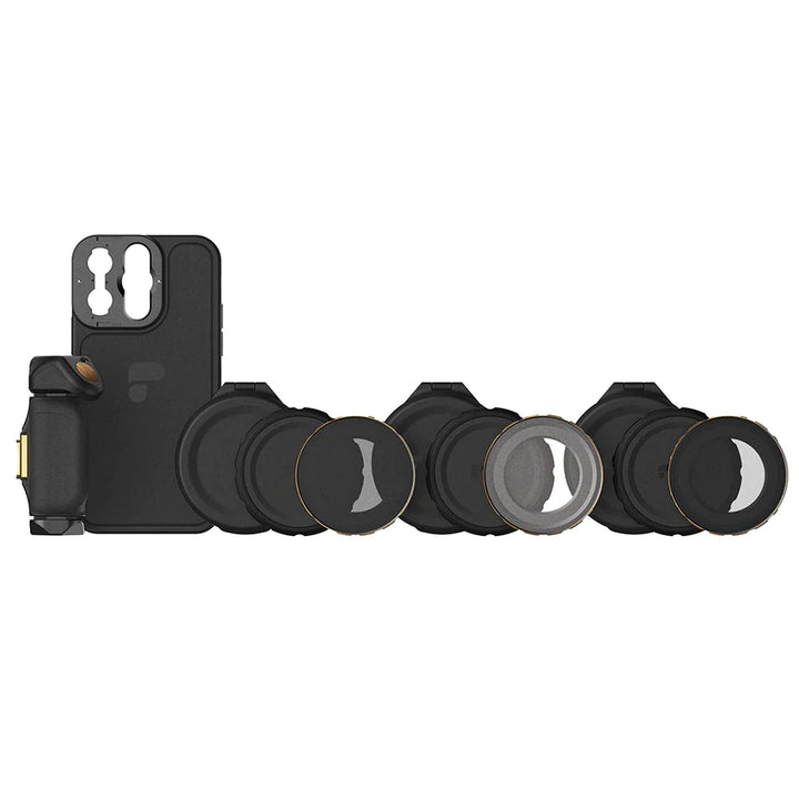 PolarPro - LiteChaser - iPhone 13 - PRO - Kit für Regisseure - Tasche - Filter - Griff - Bluetooth A