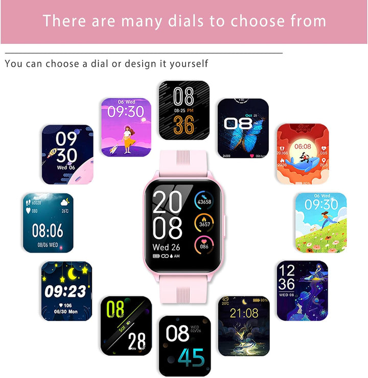 SUPBRO Smartwatch, Fitness Armband Tracker Touch Screen Uhr Wasserdicht IP68 Armbanduhr Smart Watch