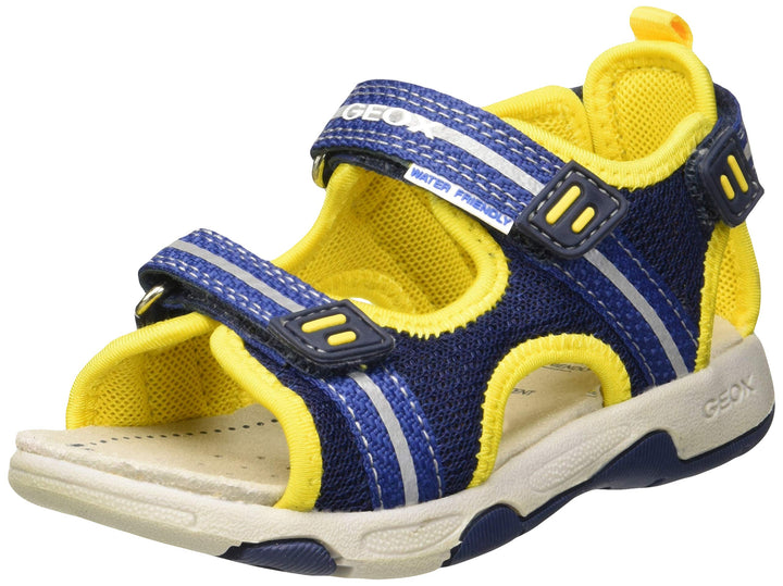 Geox B Sandal Multy Boy A Lauflernschuhe 21 EU Blau Navy Yellow C0657, 21 EU Blau Navy Yellow C0657