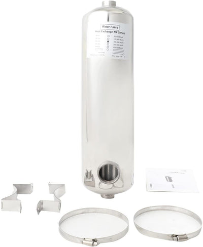 YILIKISS Edelstahl Schwimmbadheizer 60Kw Edelstahl Schwimmbad Wärmetauscher Pool Wärmetauscher 250 L