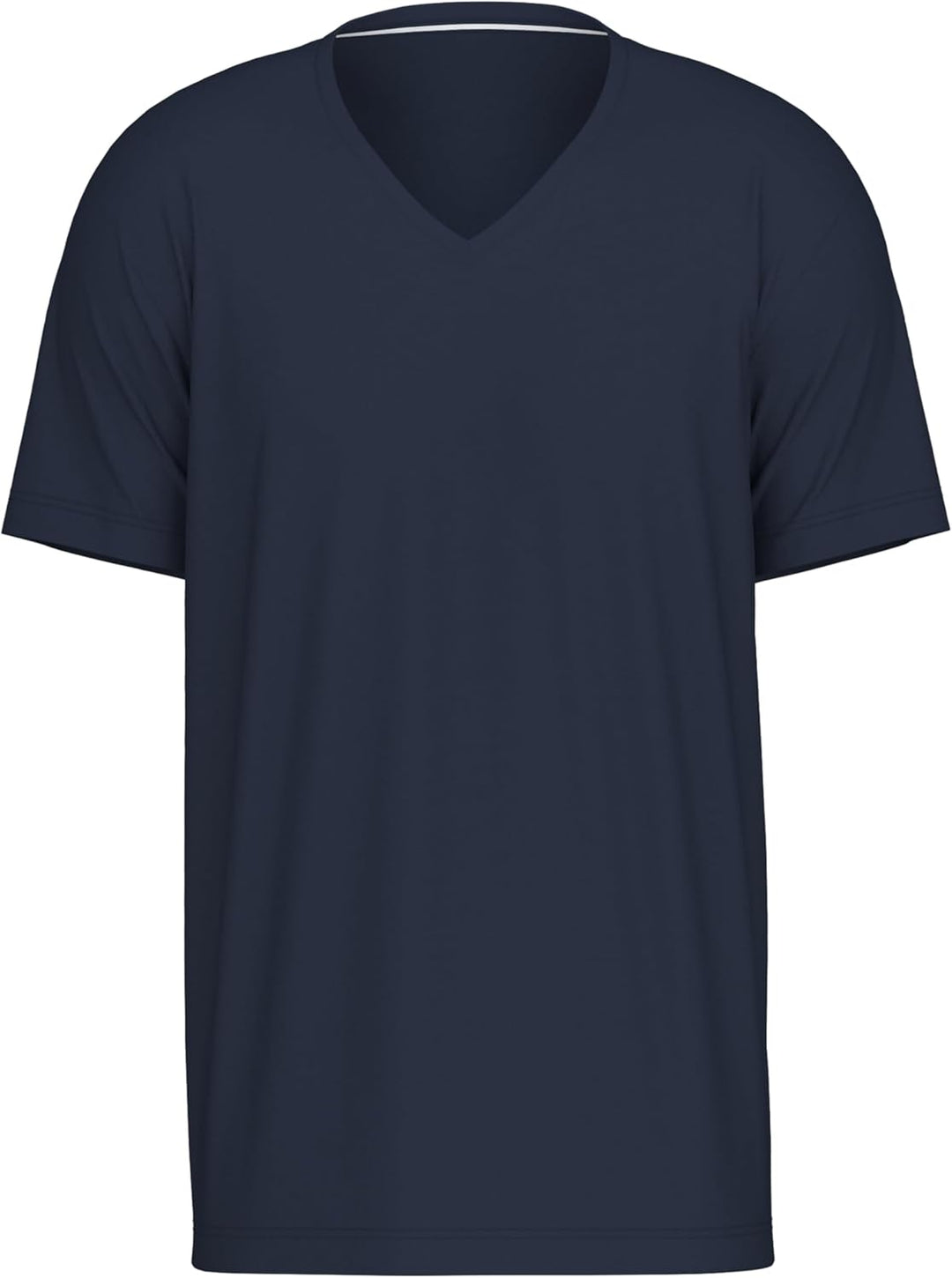 CALIDA Remix Basic Sleep T-Shirt Herren, V-Ausschnitt, aus 100% Baumwolle 50 Dark Sapphire, 50 Dark