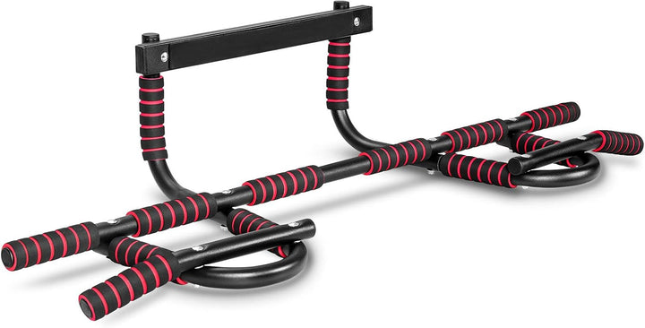 COSTWAY Klimmzugstange für den Türrahmen ohne Bohren, Tür Reckstange bis 136KG belastbar, Türstange