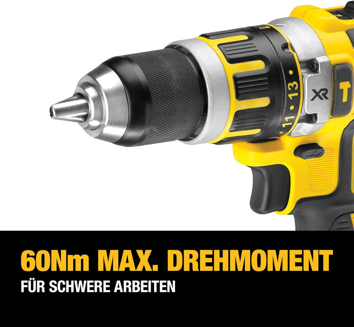 Dewalt 18 Volt 2-Gang Akku-Schlagbohrschrauber DCD795D2 (Bürstenloser Motor-Technologie, Vollmetallg