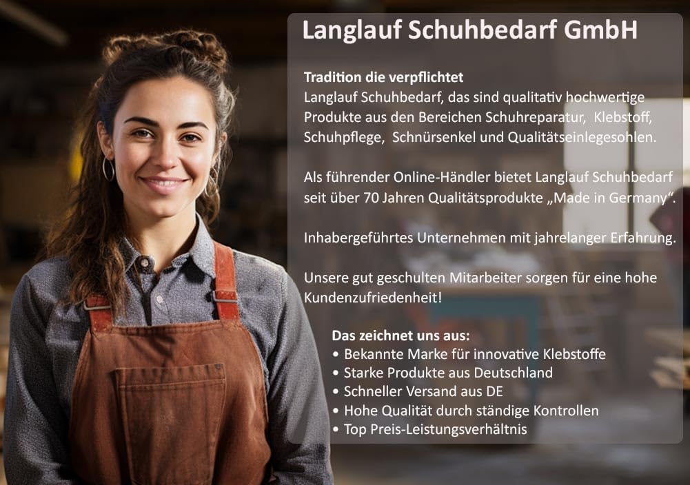 Langlauf Schuhbedarf Schuhreparatur Schuhsohle Star + Kövulfix 120g Schuhkleber - Sneaker Reparaturs