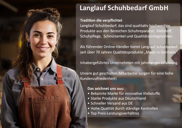 Langlauf Schuhbedarf Schuhreparatur Schuhsohle Star + Kövulfix 120g Schuhkleber - Sneaker Reparaturs