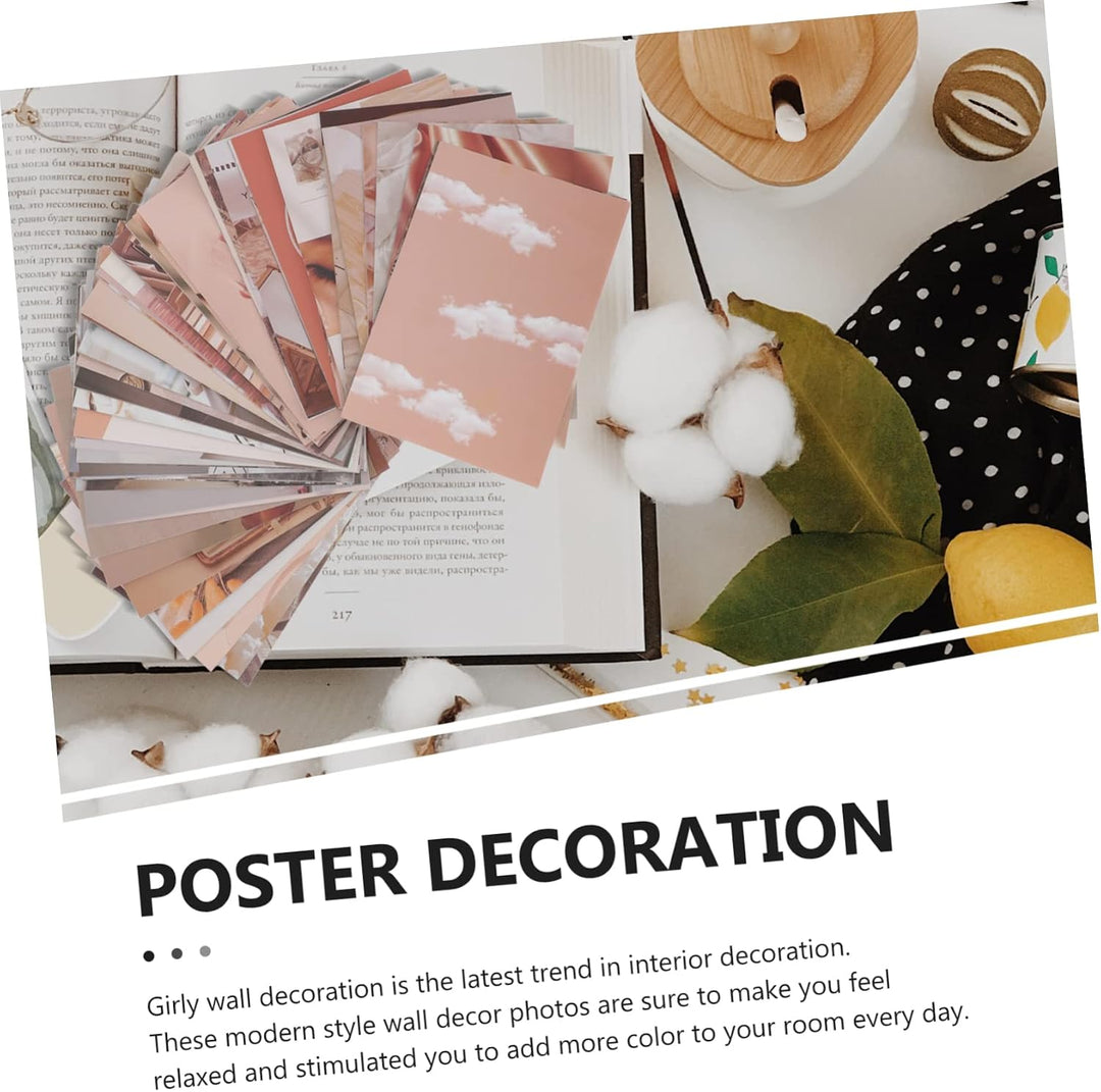 Alipis 70stücke Diy-bastelkarten Scrapbook-dekorkarten Handkontobilder Materialkarten Fotowand-colla