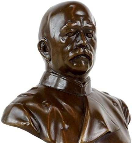 Kunst & Ambiente - Otto von Bismarck Büste - signiert - Militaria - Bronzebüste - Bismarck Statue