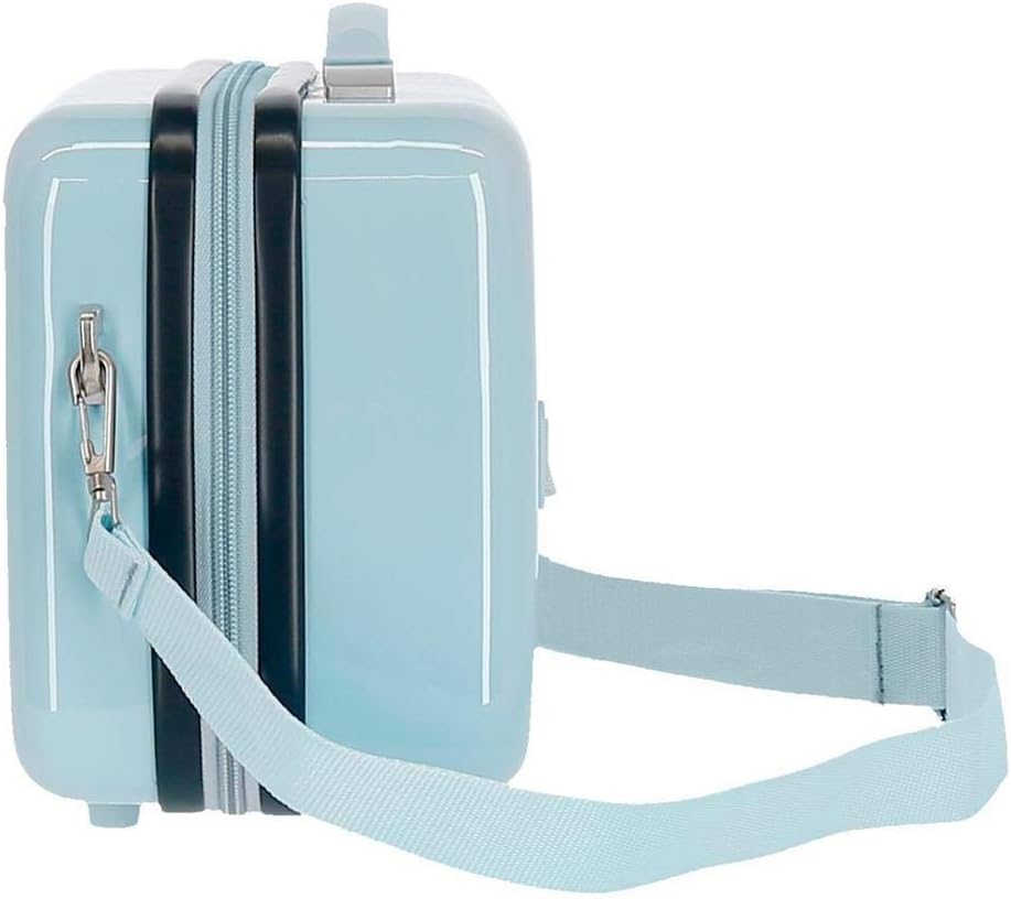Disney Minnie My happy place Blau Anpassbarer Kulturbeutel 29x21x15 cm Starres ABS 9.14L 0.6 kg Kult