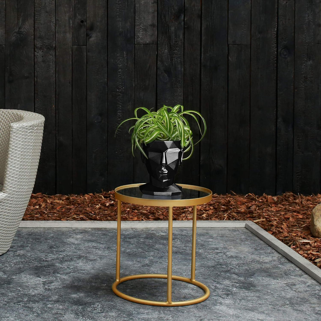 CONCRETTE Blumentopf Blumenkübel Zement-Pflanzkübel Übertopf aus Beton Aphrodite Ø 13 cm | 17 Farben