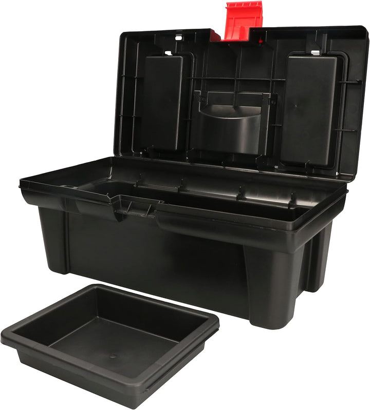 KOTARBAU® Werkzeugkoffer Koffer 16" Werkzeugkasten Organizer Schrauben mit 2 Zusatzfächern, Koffer 1