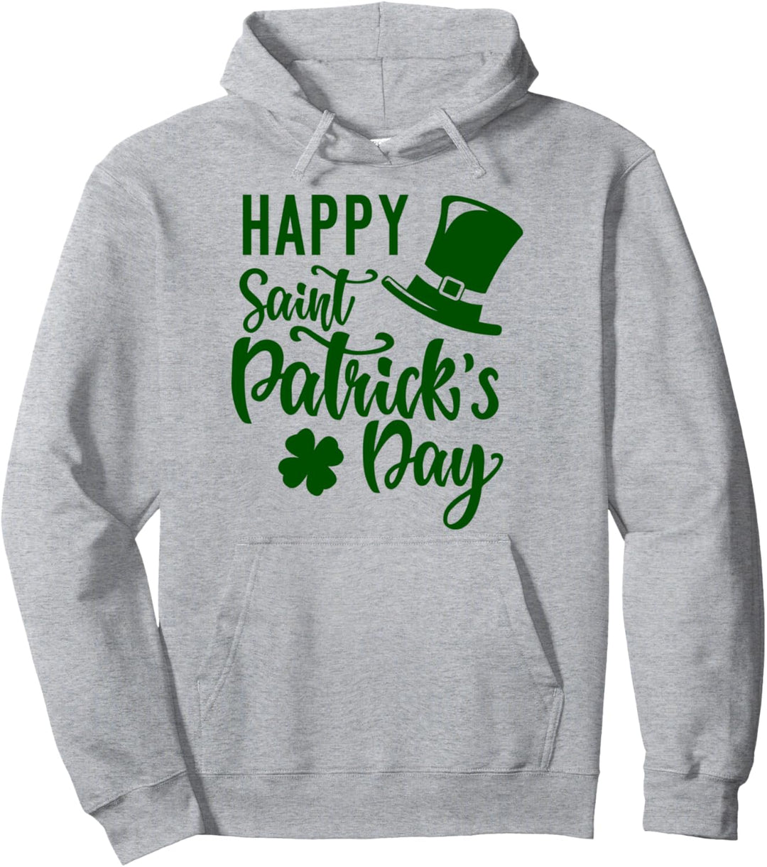 Glücklich Saint Patrick's Day Lucky Shamrock irisches Gesche Pullover Hoodie