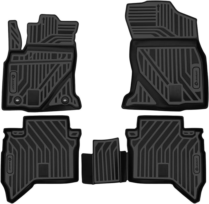 Element Passgenaue Premium Antirutsch Gummi Fussmatten - Toyota