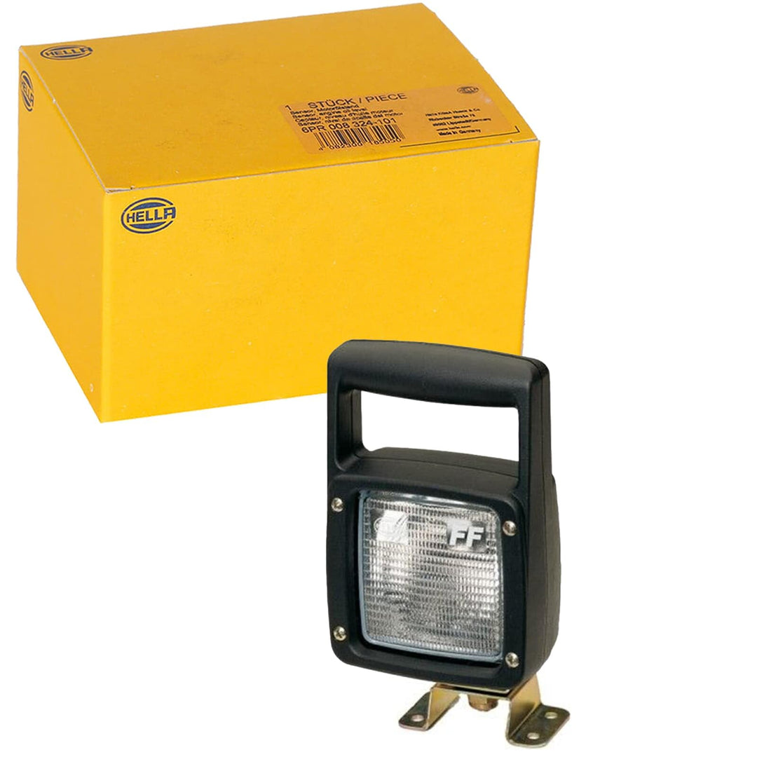 HELLA Halogen Arbeitsscheinwerfer - Ultra Beam - 24V / 12V - Anbau/Schraubanschluss - Vierpunktbefes