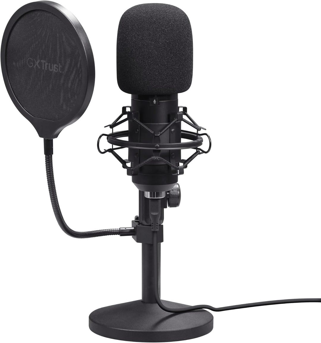 269 Emita II Mikrofon mit Verstellbarer Mic Ständer, Windfilter und Popfilter, USB Mikrofon mit Nier