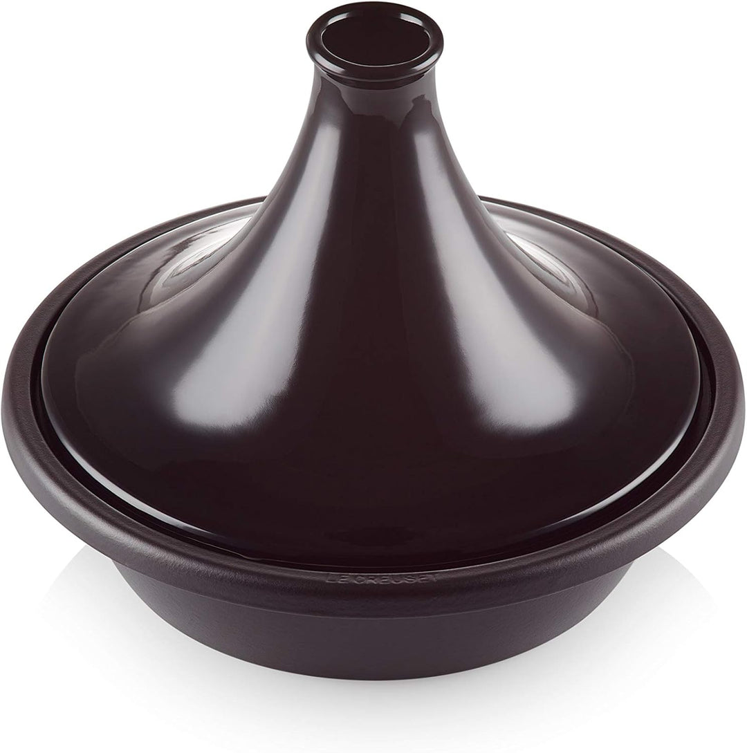 LE CREUSET Gusseisen-Tagine, Rund, Ø 31 cm, Für alle Herdarten, Induktion und Backofen geeignet, Sch