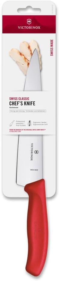 Victorinox Swiss Classic, Profi Tranchiermesser Fleisch, Extra Scharfe Klinge, gerader Schliff, 19 c