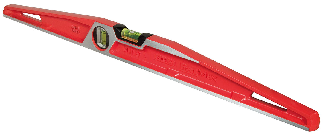 Stanley FatMax Wasserwaage Antichoc MLH (60 cm Länge, ergonomisches Design, horizontale/vertikale Li