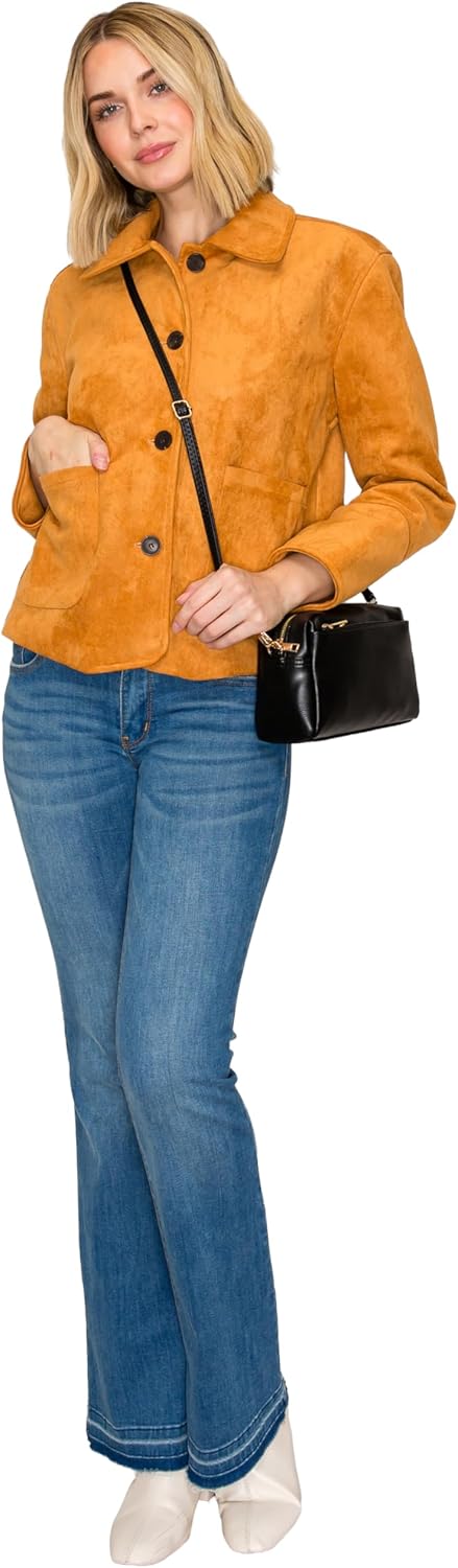 FashionPuzzle Kleine Umhängetasche mit 3 Reissverschlüssen Burgunderfarben, Burgunderfarben