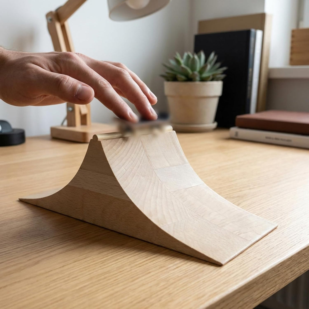 Fingerboard-Rampe, professionelle Skateboard-Rampe aus Holz – realistische Fingerboard-Hindernisse f