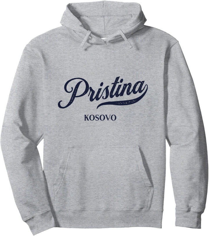 Retro Kosovo City - Vintage Pristina Pullover Hoodie