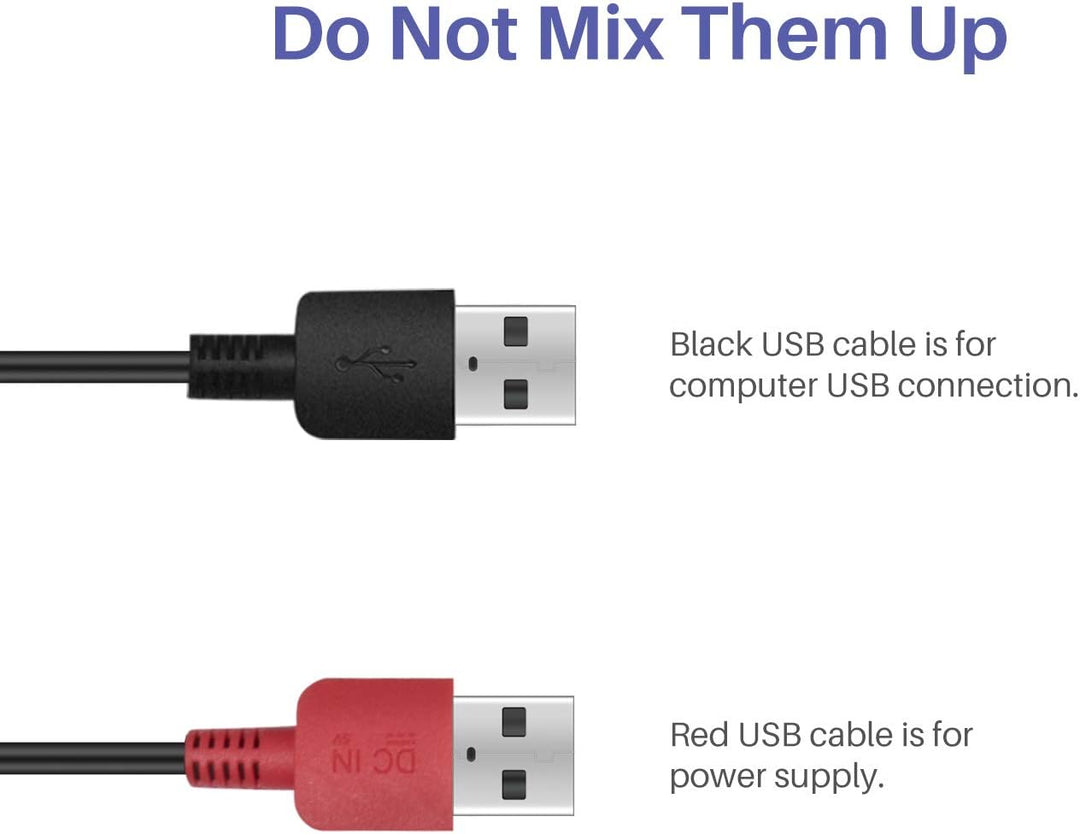 HUION 3-in-1 Typ-C-Kabel für Huion KAMVAS 12 13 16(2021) Drawing Mornitor mit HDMI, Strom- und USB-K