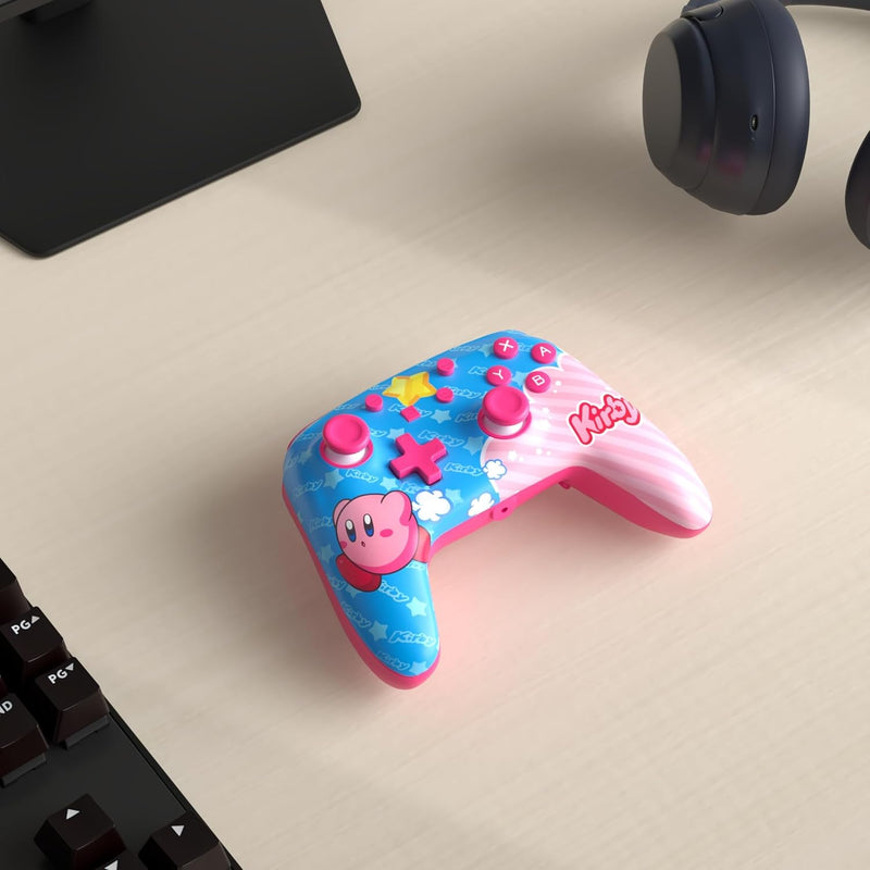 Verbesserter kabelgebundener Controller von PowerA für Nintendo Switch – Kirby, Kirby