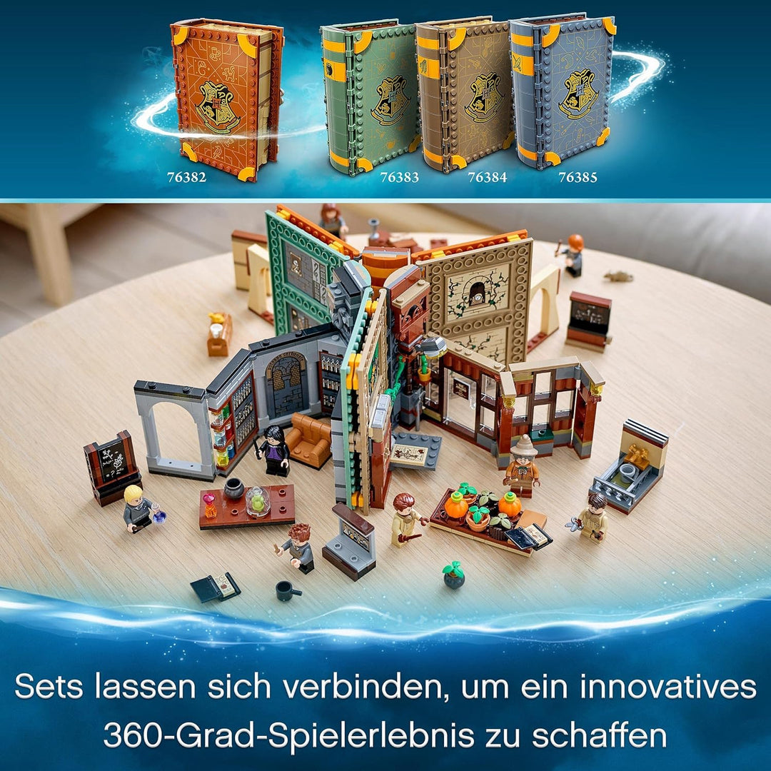 LEGO 76382 Harry Potter Hogwarts Moment: Verwandlungsunterricht Set, Spielzeugkoffer mit Minifiguren