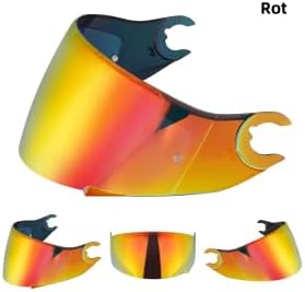 Motorradhelm Visier für Shark D Skwal D-Skwal 2 Spartan Carbon,Helmvisier Motorrad Windschutz Helm O