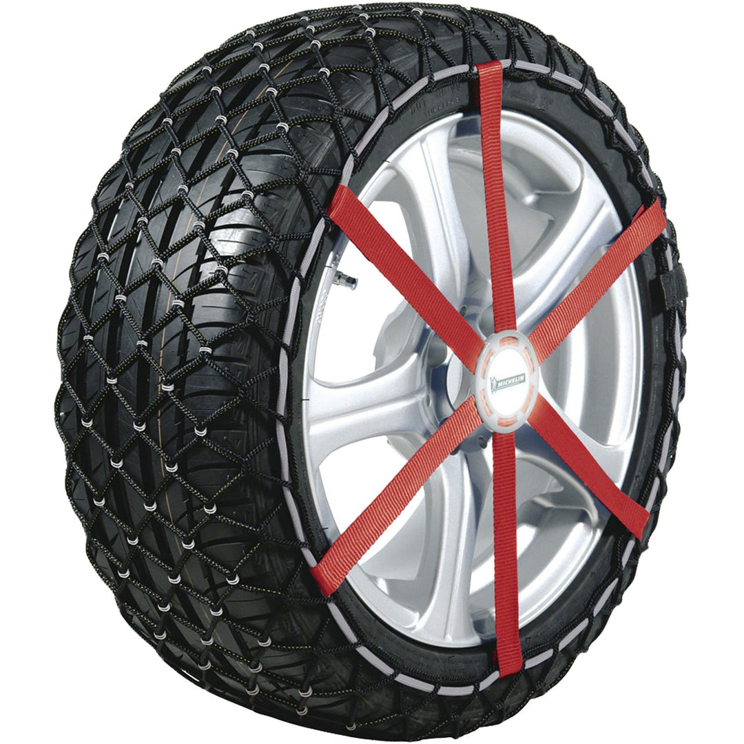 Michelin 92300 Textilschneeketten Easy Grip G12, ABS und ESP kompatibel, TÜV/GS und ÖNORM, 2 Stück,
