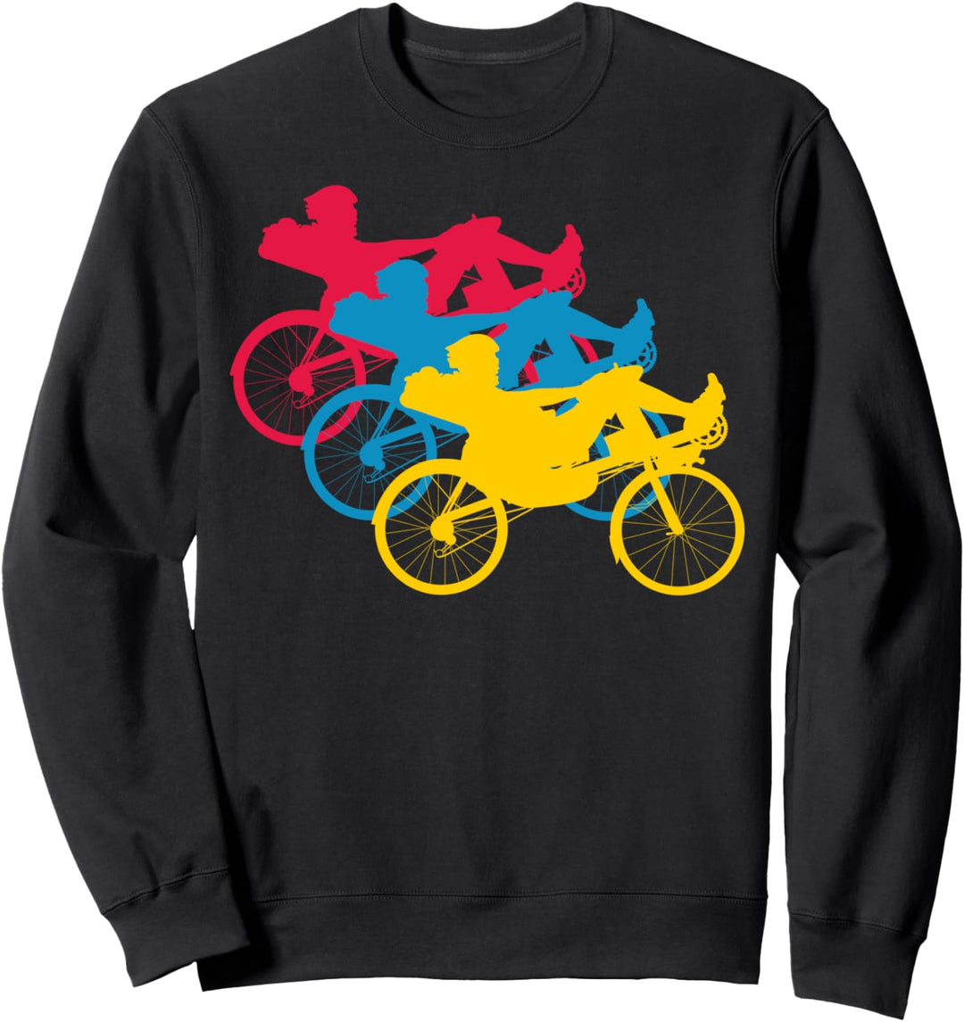 Liegerad Fahrrad Vintage Retro MTB Mountainbike Bike Sweatshirt