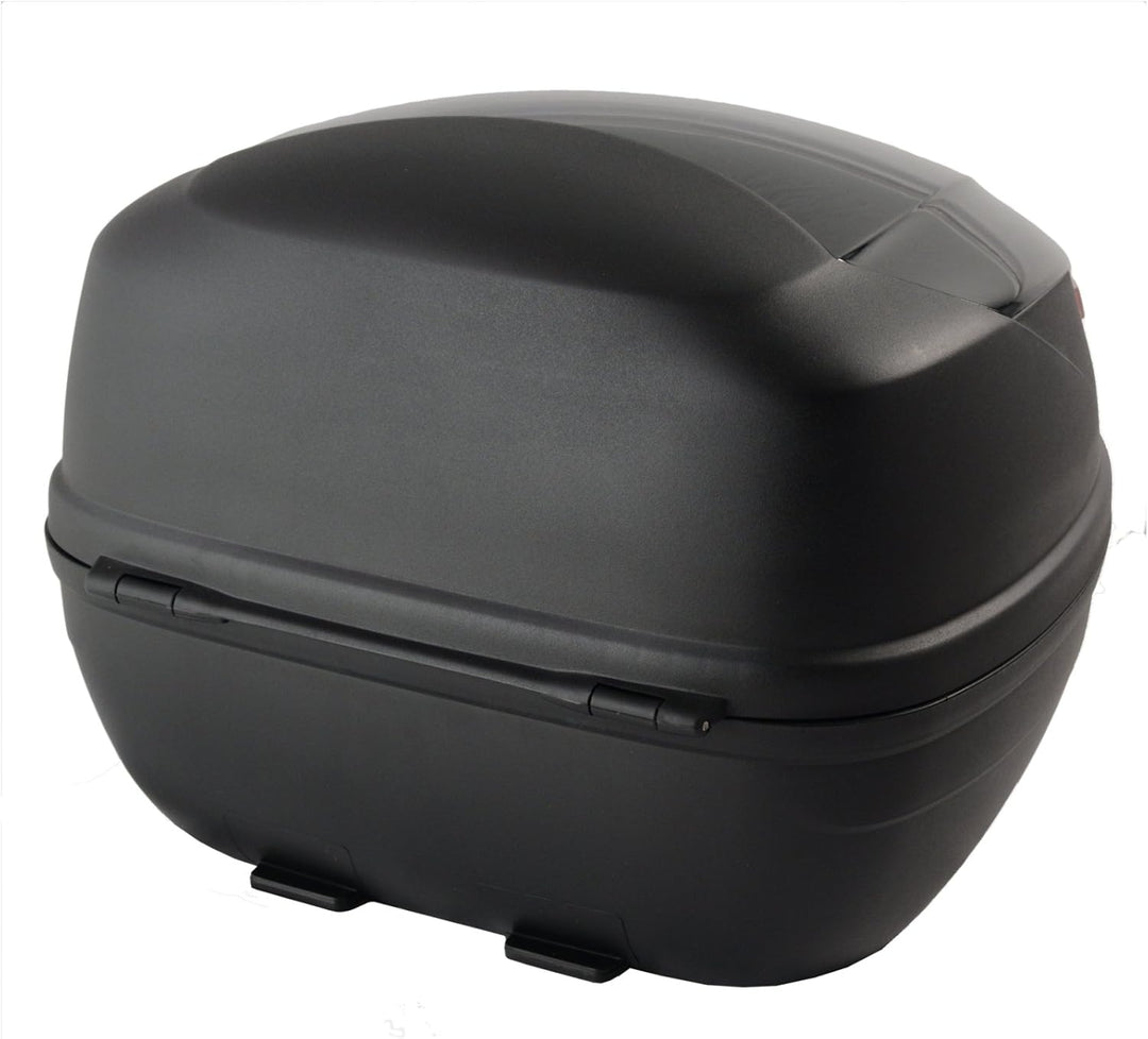 A-Pro Top Case Motorrad Bremsleuchten Top Box Koffer Motorrad Scooter Quad 32 L Schwarz, Schwarz