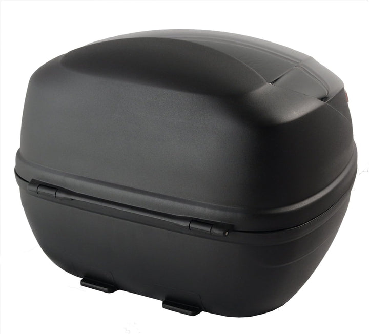 A-Pro Top Case Motorrad Bremsleuchten Top Box Koffer Motorrad Scooter Quad 32 L Schwarz, Schwarz