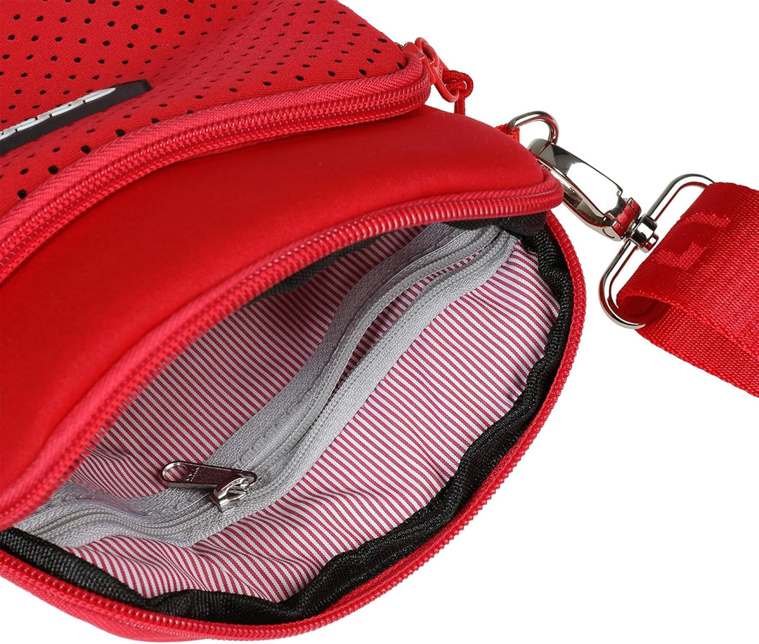 DOOG Walkie Bag – Verstellbare Hundetasche mit Leckerlibeutel, Fächern für Kotbeutel und Wasserflasc