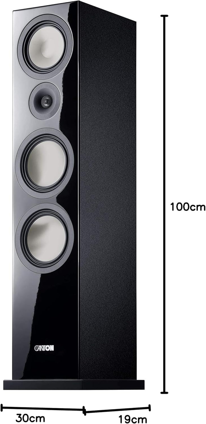 Canton Chrono 90 DC Standlautsprecher Schwarz 320 W 20 Hz - 40000 Hz 1 St.