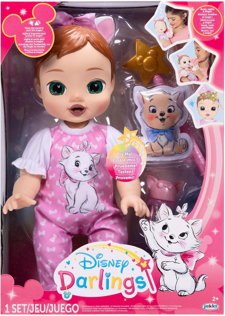 Disney Darlings Deluxe Feature Doll: Marie - Auburn Hair, Green Eyes