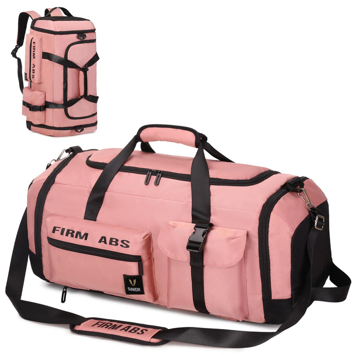 Suweir Reisetasche Gross Damen Herren 65L Sporttasche mit Schuhfach und Nass-Trockenfach Large Capac
