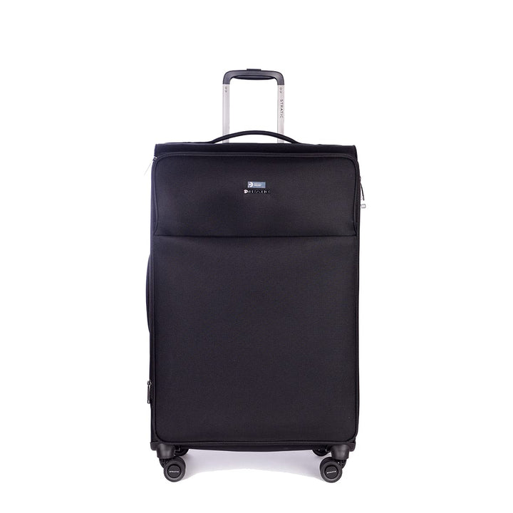 Stratic Light + Koffer Weichschale Reisekoffer Trolley Rollkoffer gross, TSA Kofferschloss, 4 Rollen