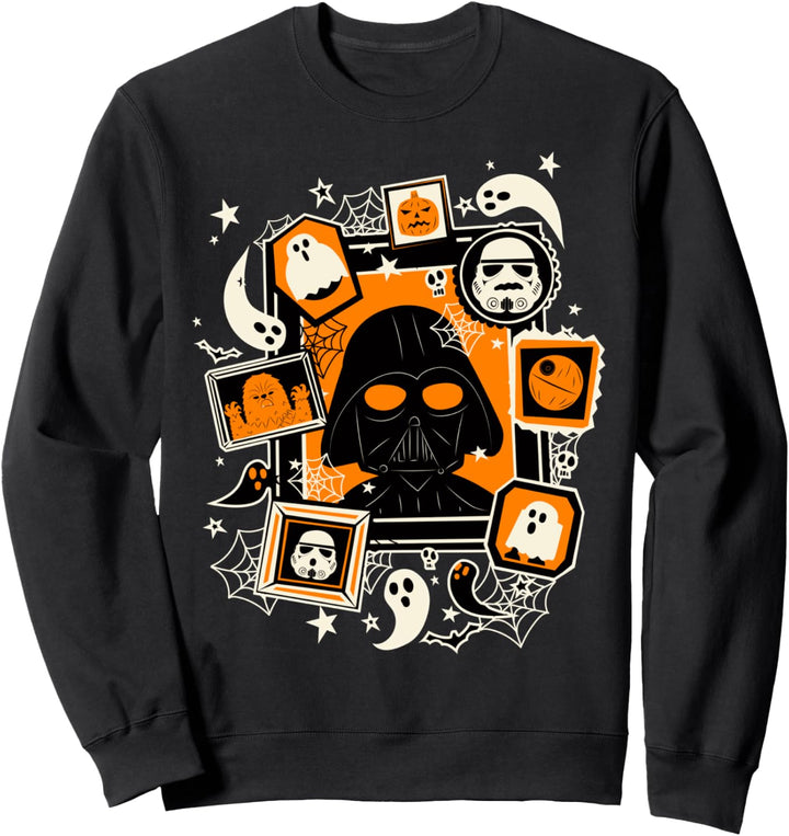 Star Wars Darth Vader And Ghosts Halloween Poster Sweatshirt