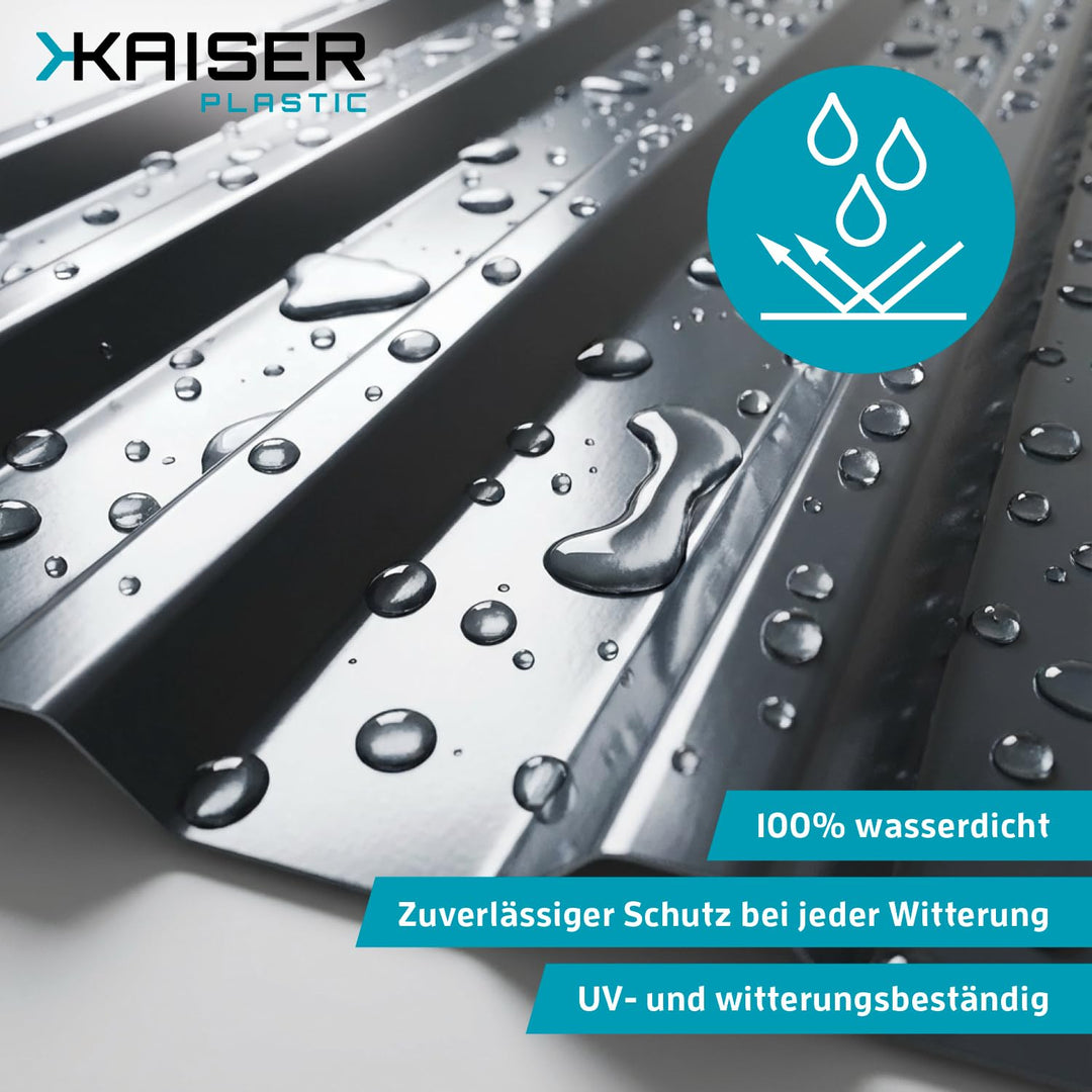 Trapezblech W20 | 0,4mm Materialstärke & 25µm Polyester-Beschichtung | Made in Germany mit Zulassung