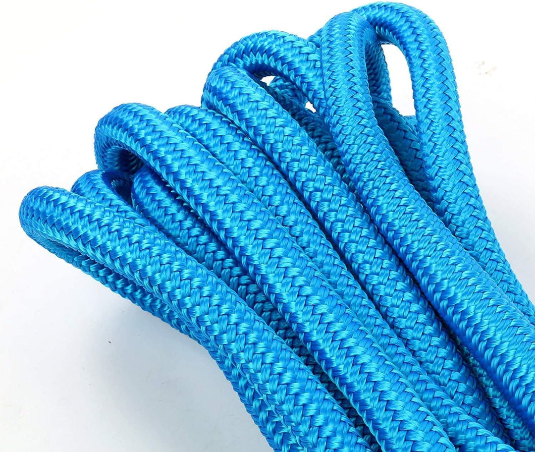 FreeTec 2tlg Bootsseil Boot Fenderleine Nylon Dockline Festmacherleine Fenderseil mit Auge 12mm Durc