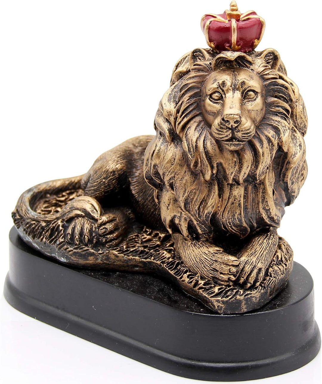 H&amp;W König der Löwen, Statue, 12,7 cm H Büro-Schreibtisch-Dekoration, nordischer Stil, Dekoration für