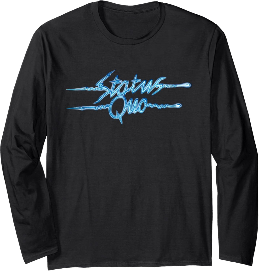 Status Quo - Sound Waves Logo Langarmshirt