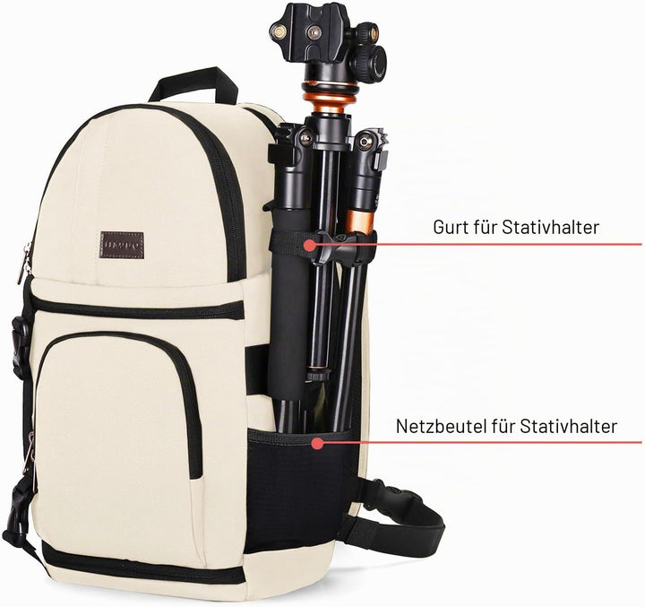 MOSISO Kamera Umhängetasche,DSLR/SLR/Spiegellos Kameratasche Stossfeste Fotografie Kamerarucksack mi