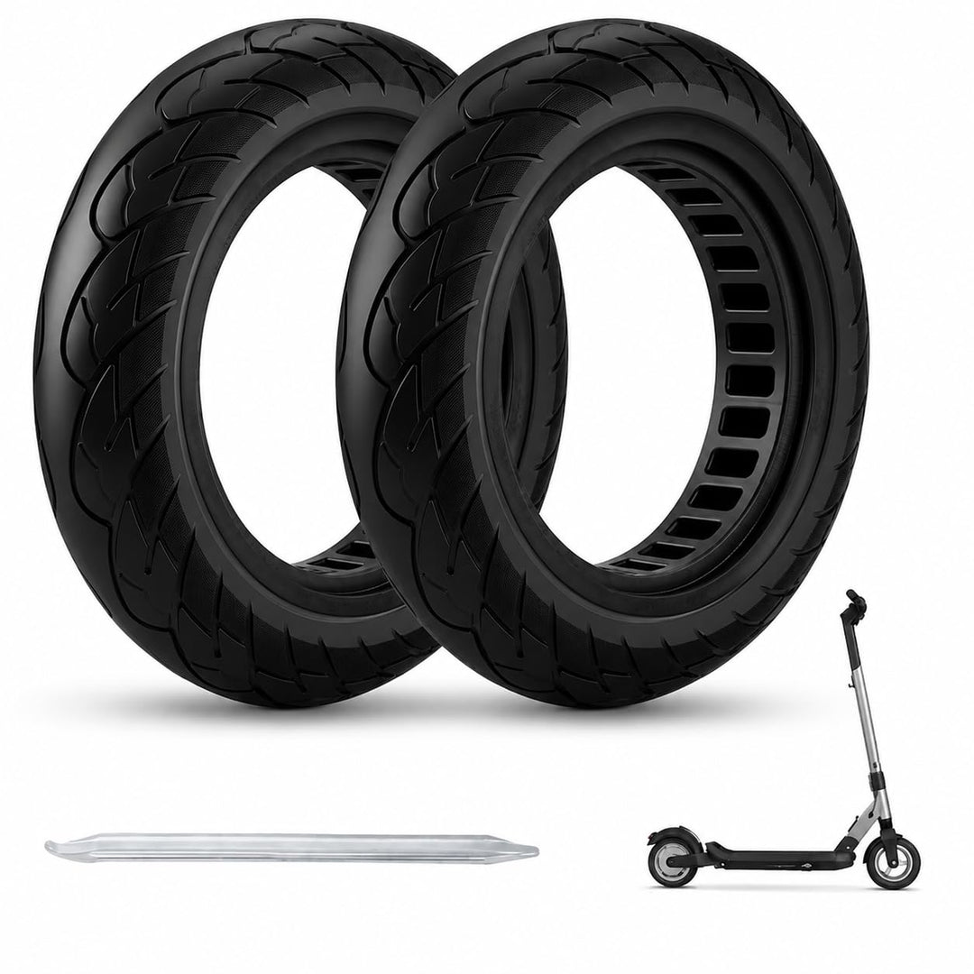 COASTA 2 Stück 10x2.125 Solid Reifen Schlauchloser - Passend für Vollgummireifen für Xiaomi 4Pro/4Li