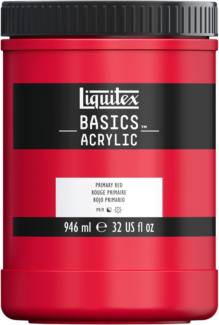 Liquitex 8870363 Basics - Acrylfarbe, monopigmentierte Künstlerpigmente, lichtecht, mittlere Viskosi