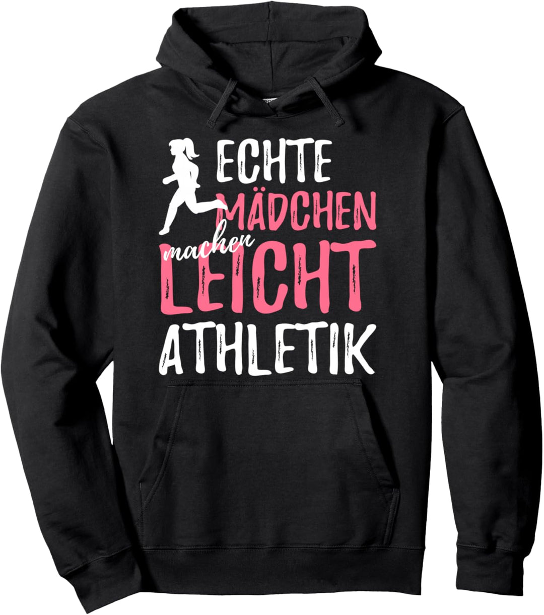 Echte Mädchen Machen Leichtathletik Sport Laufen Pullover Hoodie