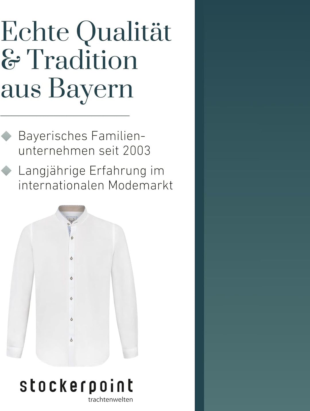 Stockerpoint Herren Raffa Hemd S Weiss-blau, S Weiss-blau