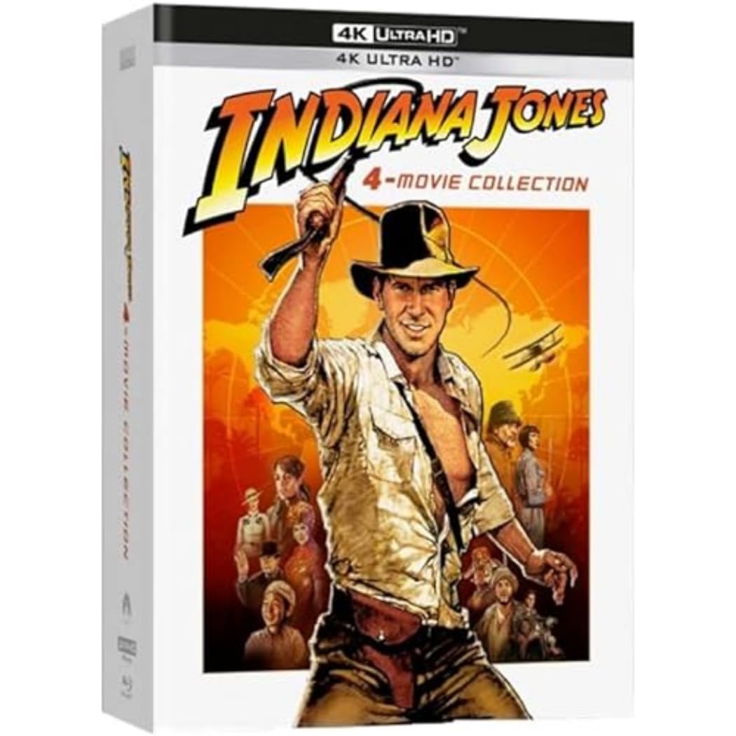 Indiana jones - intégrale - 4 films 4k ultra hd [Blu-ray] [FR Import], 4K
